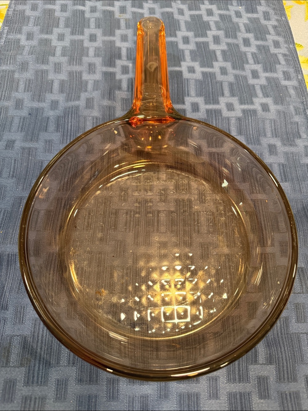 Corning Vision France Amber 7" Glass Skillet with Handle